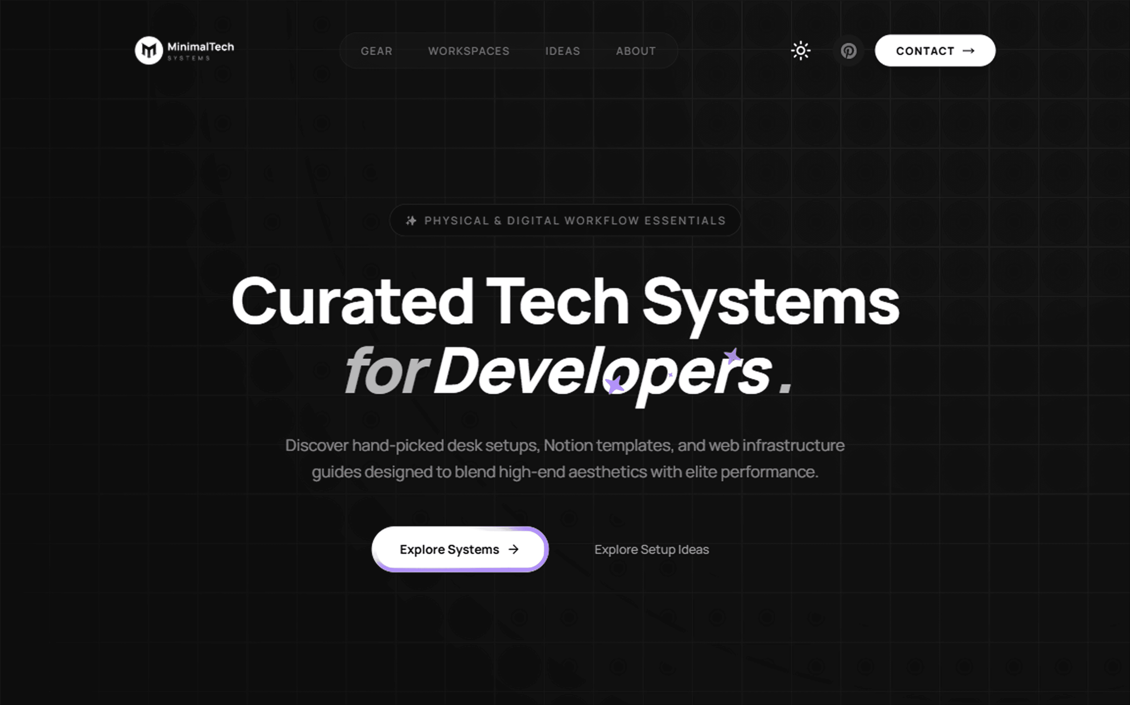 MinimalTechSystems hero